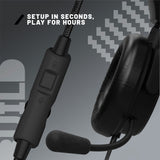 Stealth C6-100 wired gaming headset black, UK version