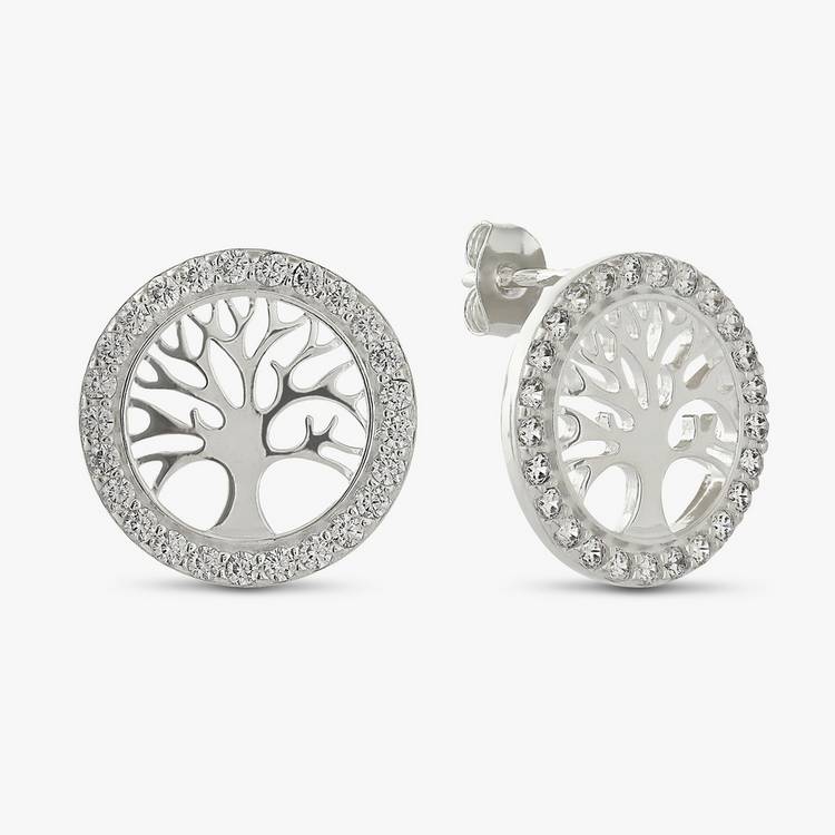 Revere Tree of Life stud earrings 14.9mm, imported from the UK