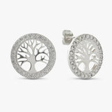 Revere Tree of Life stud earrings 14.9mm, imported from the UK