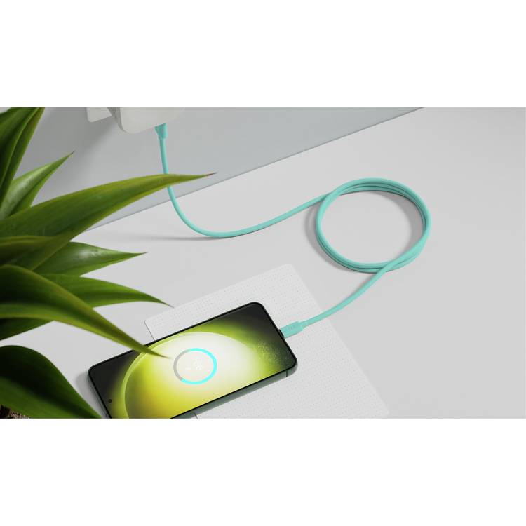 Juice USB-C charging cable teal 2m (British brand)