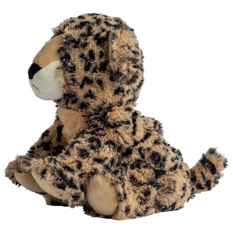 Argos Home Cheetah Hottie microwavable plush lavender millet, imported from the UK
