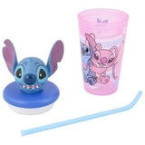 Disney Stitch character cup lilac 440ml, imported from the UK