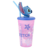 Disney Stitch character cup lilac 440ml, imported from the UK