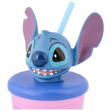 Disney Stitch character cup lilac 440ml, imported from the UK