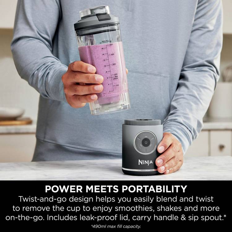 Ninja Blast Max portable hand blender 570ml (British brand)