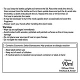 Habitat patchouli and amber reed diffuser 90ml (British brand)