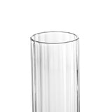 Habitat set of 4 ribbed champagne flutes 25cm - British product