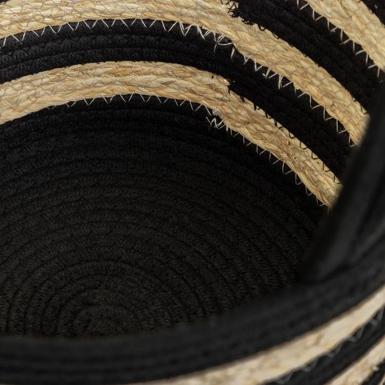 Argos Home rope storage basket monochrome 30cm - British product