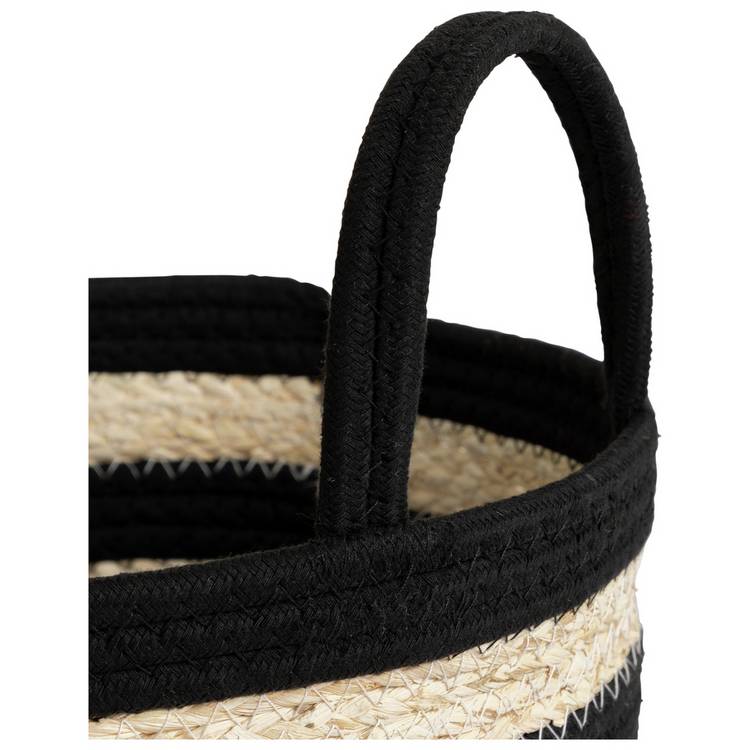 Argos Home rope storage basket monochrome 30cm - British product