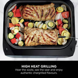 Ninja 6-in-1 MAX 3.8L silver air fryer grill, imported from the UK