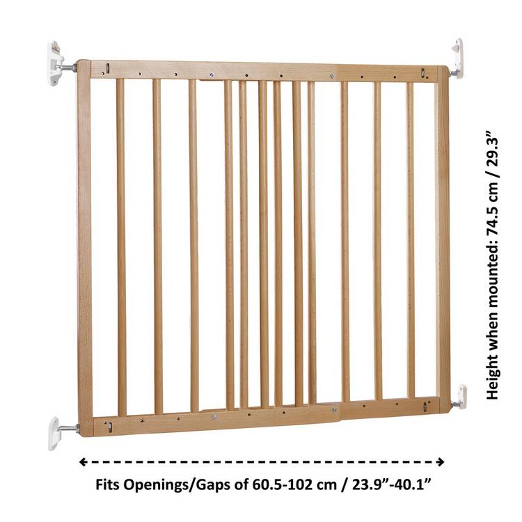 Babydan wooden extending safety gate, imported from the UK