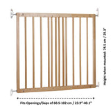 Babydan wooden extending safety gate, imported from the UK