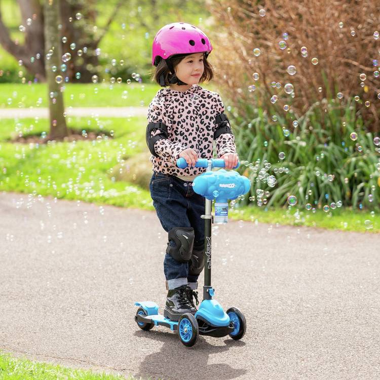 Xootz Bubble Go blue kids scooter, UK version