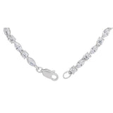 Revere sterling silver marquise and round cubic zirconia bracelet, UK version