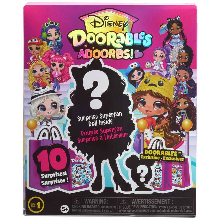 Disney Doorables Adoorbs Doll with accessories, UK version
