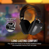Corsair HS80 MAX wireless gaming headset grey PS5 PS4 PC - British product