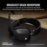 Corsair HS80 MAX wireless gaming headset grey PS5 PS4 PC - British product