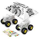 Hot Wheels monster truck custom twin pack with ramp and pens, imported from the UK