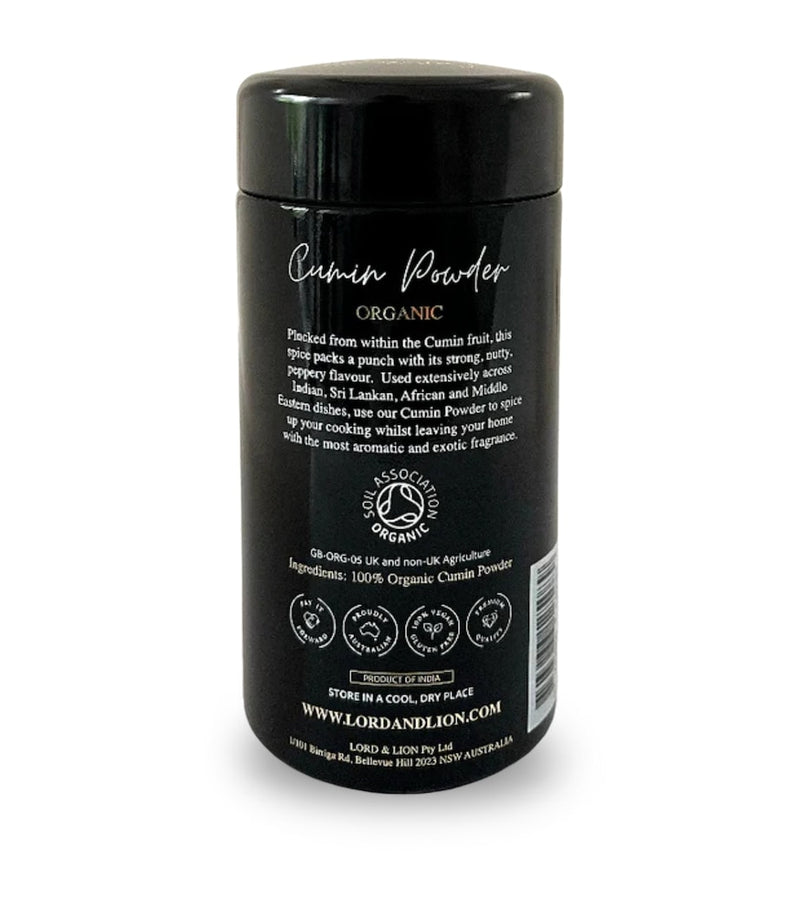 Lord & Lion organic cumin powder 55g, UK version