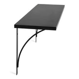 Habitat black bracket shelves set 60cm (British brand)