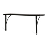 Habitat black bracket shelves set 60cm (British brand)