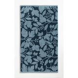 Habitat foliage hand towel navy 90cm x 50cm (British brand)
