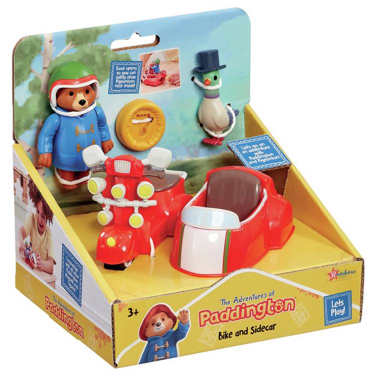 Paddington bike and sidecar playset H7.35cm - British product