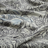 Habitat Tulip Toile woven throw navy 150x125cm (British brand)
