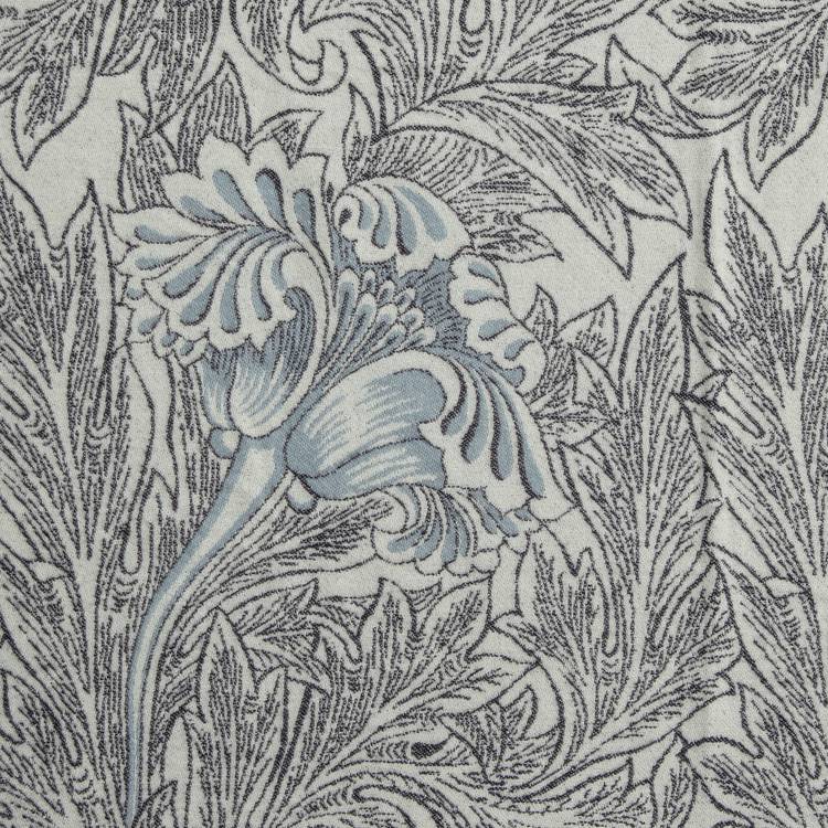 Habitat Tulip Toile woven throw navy 150x125cm (British brand)
