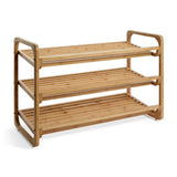 Argos Habitat Belem 3 Shelf Shoe Storage Rack - Natural- Buy online at McGrocer
