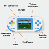 Denver GMP-295 handheld gaming console white and blue (British brand)
