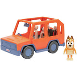 Bluey Heeler Family Road Trip 4WD with figure (British brand)