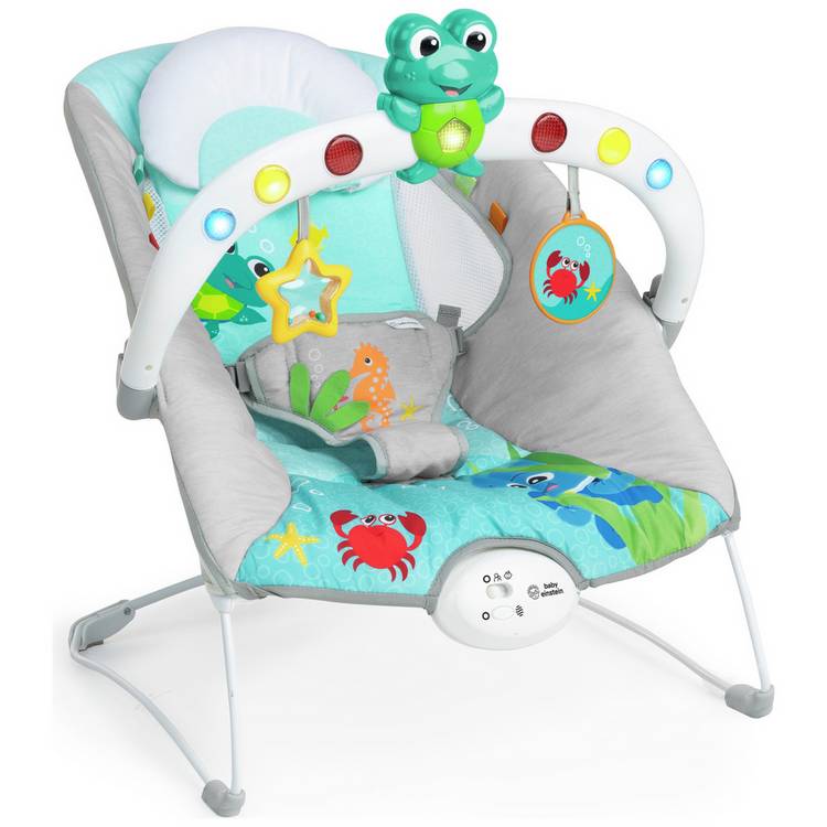 Baby Einstein Kick It Neptune musical bouncer - British product