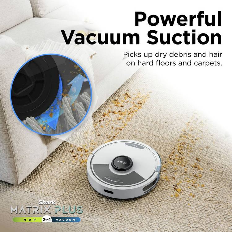Shark Matrix Plus robot vacuum mop, imported from the UK