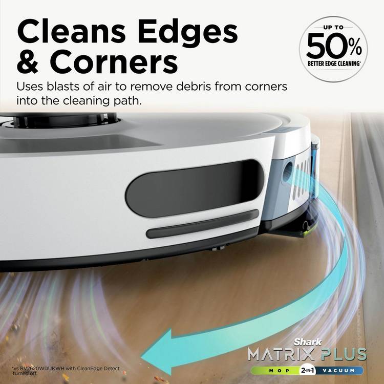 Shark Matrix Plus robot vacuum mop, imported from the UK