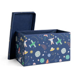 Habitat foldable ottoman box kids space blue 45L (British brand)