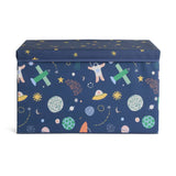Habitat foldable ottoman box kids space blue 45L (British brand)
