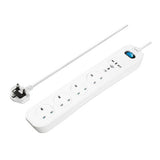 Argos Masterplug 4 Socket 2m USB Surge Protected Extension Lead- Buy online at McGrocer