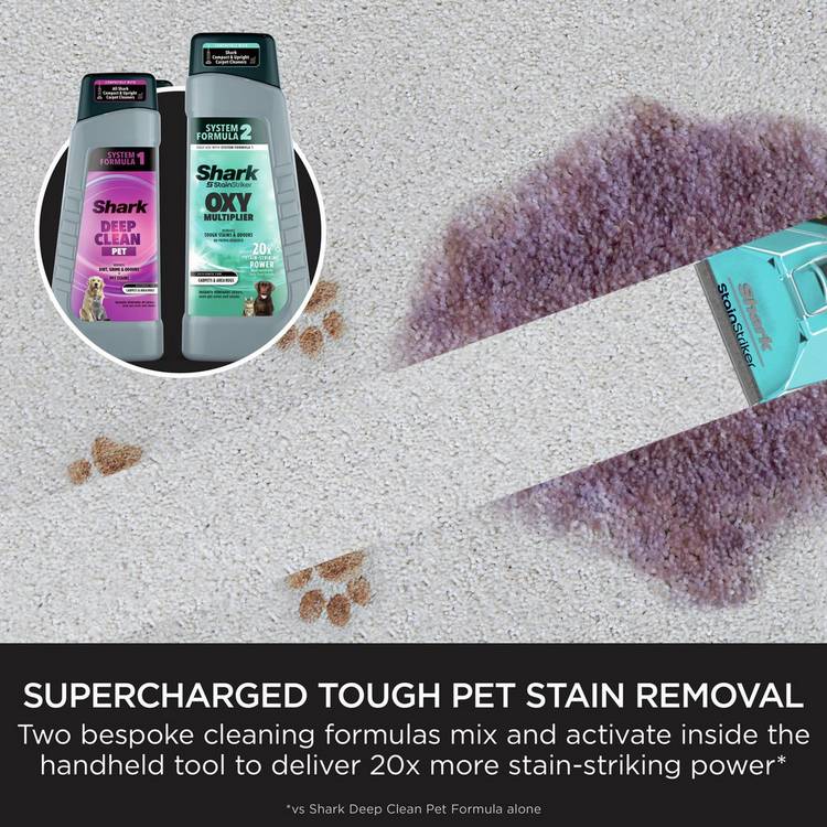 Shark StainStriker Pet carpet cleaning solution 0.94L, UK version