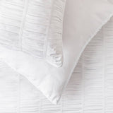 Argos Home ruched texture white bedding set single - British product