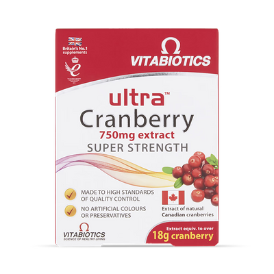 Holland & Barrett Vitabiotics Ultra Cranberry 750mg Food Supplement 30 Tablets- Buy online at McGrocer