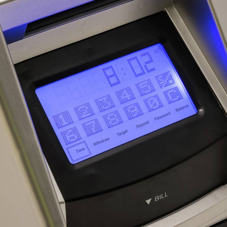 RED5 ATM bank touch screen interactive toy (British brand)