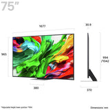 LG QNED MiniLED 4K Smart TV 75 inch (British brand)
