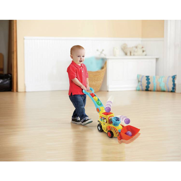 VTech Pop a Ball Digger push-along toy - British product