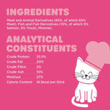 Webbox Tasty Sticks with Salmon & Trout Semi-Moist Cat Treats 30g GOODS M&S