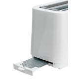 Cookworks long slot 4 slice toaster white - British product