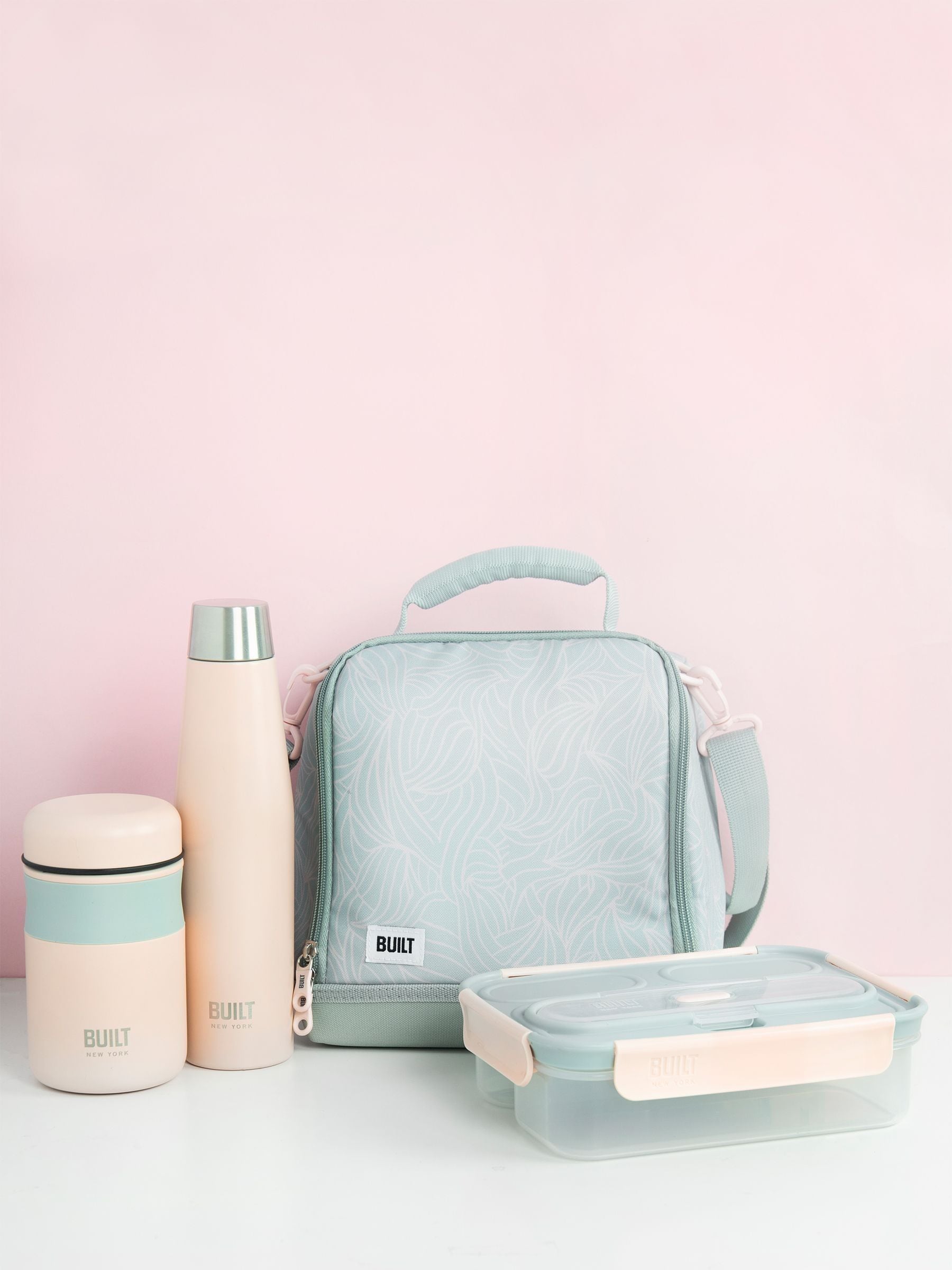 BUILT Pink Mindful 6 Litre Lunch Bag