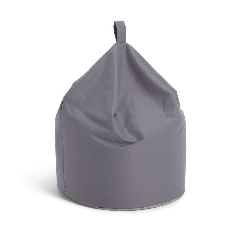 Kaikoo classic large grey bean bag, UK version