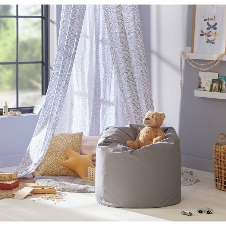 Kaikoo classic large grey bean bag, UK version