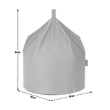 Kaikoo classic large grey bean bag, UK version